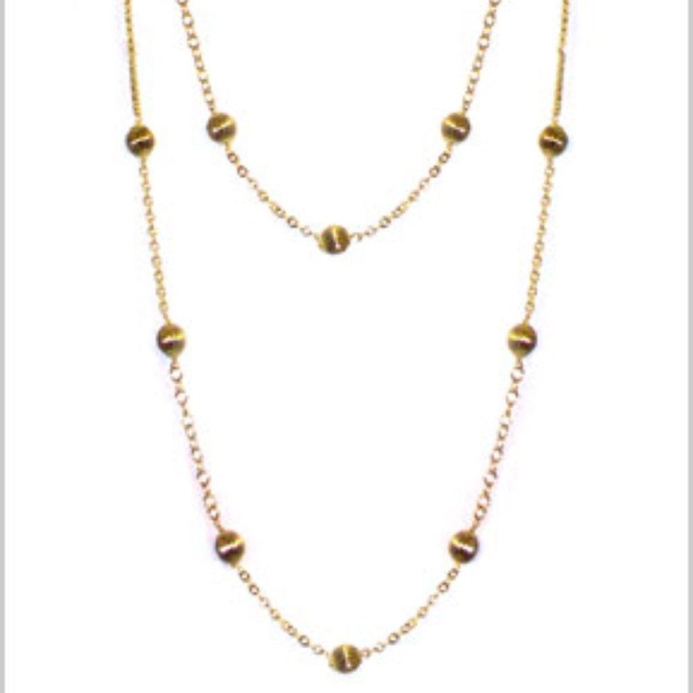 Rossana Designs Long Chain & Beads Necklace